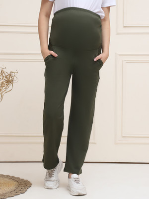 RED HOUGE Solid Women Green Track Pants