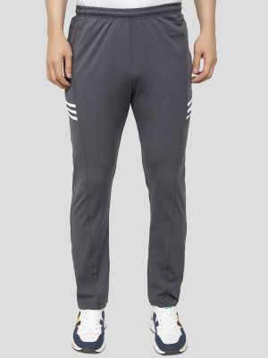 Zeffit Solid, Self Design Men Grey Track Pants