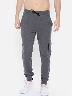 HRX by Hrithik Roshan Self Design Men Grey Track Pants