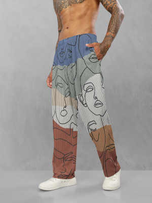 Bullmer Printed Men Multicolor Track Pants