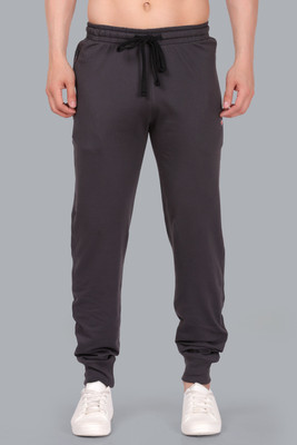 UniPearl Solid Men Grey Track Pants