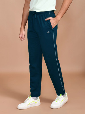SKYKNIT Solid Men Blue Track Pants