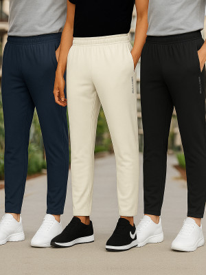 Bullmer Solid Men Multicolor Track Pants