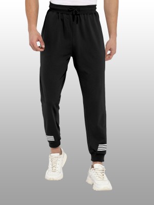 FTX Solid Men Black Track Pants