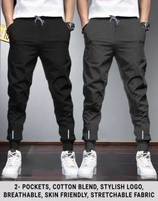 Reya Solid Men Grey Track Pants