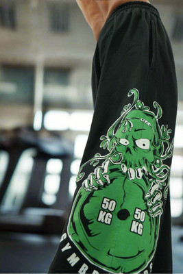 GYMBROTHERS Printed Men Black Track Pants