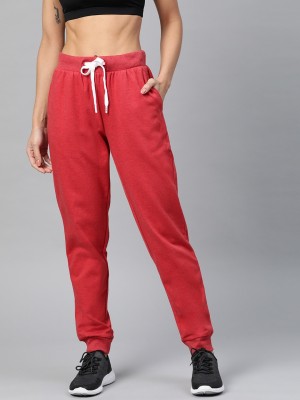 VVC CLOTHING Solid Women Red Track Pants