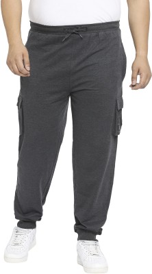 XMEX Solid, Printed Men Grey Track Pants