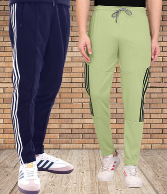 Tee town Striped Men Multicolor Track Pants