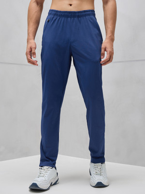 TECHNOSPORT Solid Men Blue Track Pants