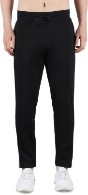 Nimble Colorblock Men Black Track Pants