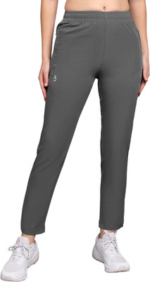 Lemona Solid Women Grey Track Pants