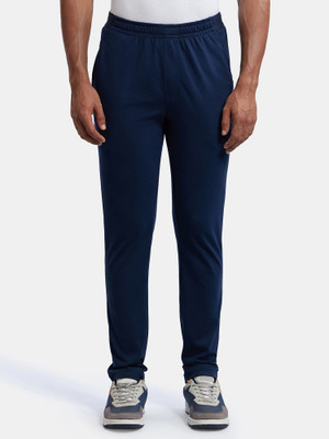 JOCKEY AM49 Super Combed Cotton Rich Solid Men Dark Blue Track Pants