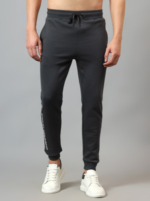 CANTABIL Printed Men Grey Track Pants