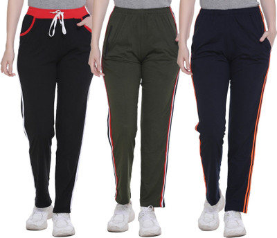HouseOfCommon Solid Women Multicolor Track Pants