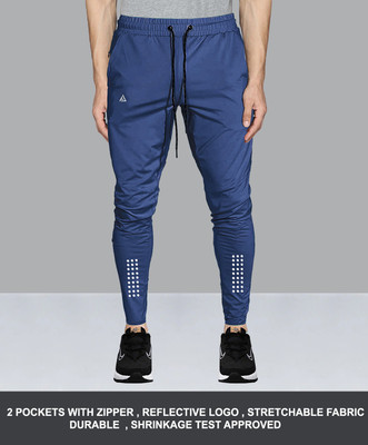 AVOLT Polka Print Men Blue Track Pants