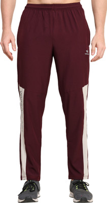 Wiredblast Colorblock Men Maroon Track Pants