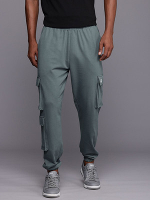 HRX by Hrithik Roshan Solid Men Green Track Pants