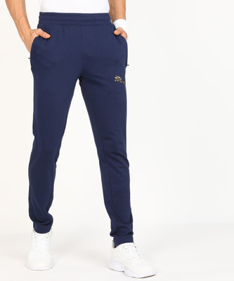 PUMA Graphic Pants OH Solid Men Blue Track Pants