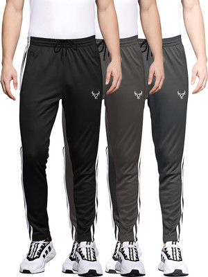 N NAYOMI Solid Men Multicolor Track Pants