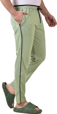 FABROYZ Solid Men Light Green Track Pants