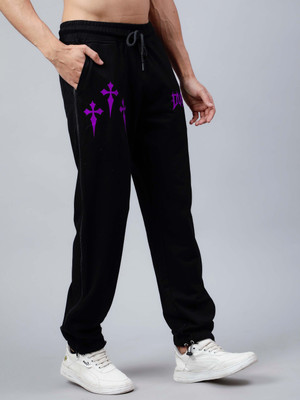 WEARDUDS Self Design Men Purple Track Pants