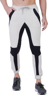 Wild Magic Colorblock Men Grey Track Pants