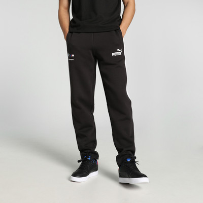 PUMA Solid Men Black Track Pants