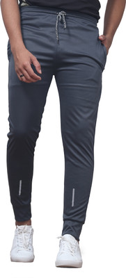 BEMRUZ Solid Men Grey Track Pants