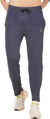 ONE STREET Solid Men Light Blue Track Pants