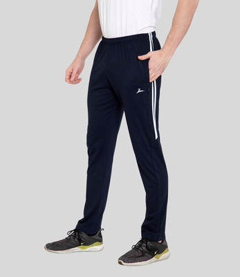 Zeffit Self Design Men Dark Blue Track Pants