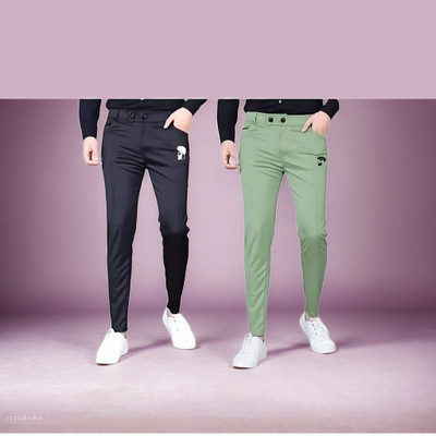 Krishna fashion Solid Men Multicolor Track Pants