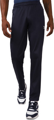 REEBOK Solid Men Dark Blue Track Pants