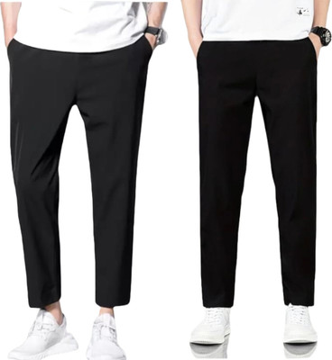 HoC Solid Men Multicolor Track Pants