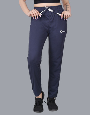 ANTRUE Solid Women Grey Track Pants