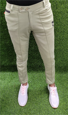 EEetma Solid Men Green Track Pants