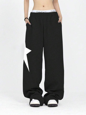 Tabadtod Solid Men Black Track Pants