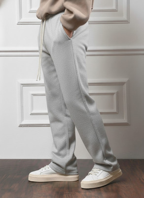 Dockstreet Striped Men Grey Track Pants