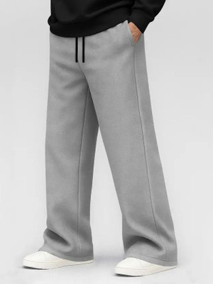 avinexx Solid Men Grey Track Pants