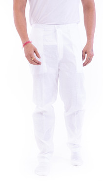 DESHBANDHU DBK Solid Men White Track Pants