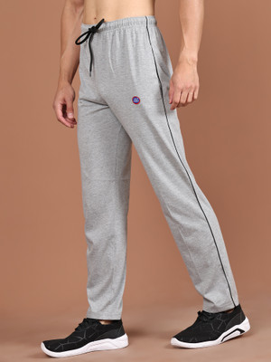 VIMAL JONNEY Solid Men Silver Track Pants