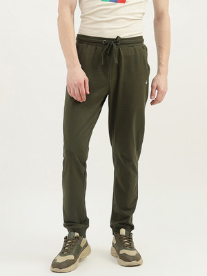 United Colors of Benetton Solid Men Green Track Pants