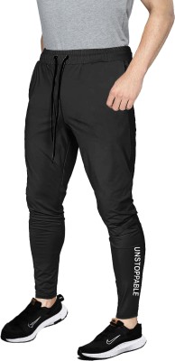 AVOLT Printed Men Black Track Pants