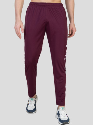 Zeffit Printed Men Maroon Track Pants