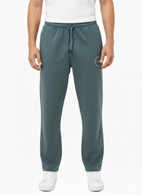 VOMAZO Solid Men Grey Track Pants