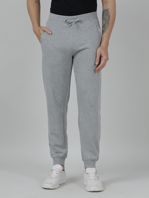 CROCODILE Solid Men Grey Track Pants