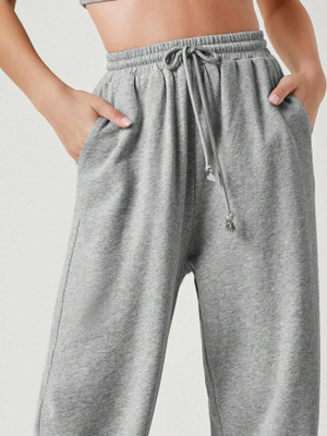 Dockstreet Striped Women Grey Track Pants