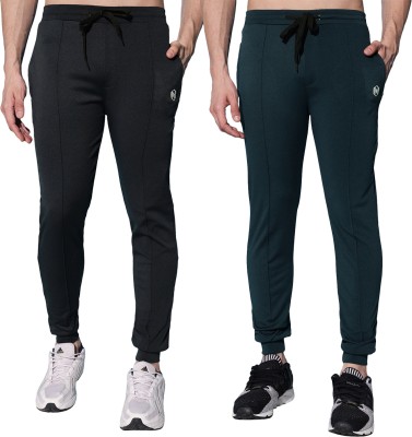 NGT Striped Men Blue, Black Track Pants