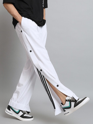WEARDUDS Solid Men White Track Pants