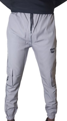 Brothers Fashion Printed Men Grey Track Pants